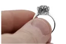 Cubic Zirconia 925 Silver Ring Vintage VRC157s štýl